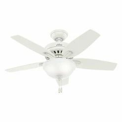 Deals 🛒 Low Profile Hunter Newsome 51080 42 In. Indoor Ceiling Fan 🎉