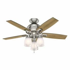 Hot Sale 🔥 Light Kit Included Hunter Donegan 44 In. Indoor 3 Light Ceiling Fan 🤩
