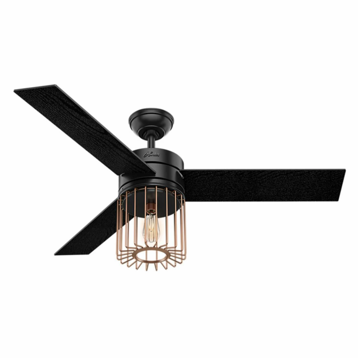 New π With Remote Hunter Ronan 52 In. Indoor Ceiling Fan With Light And Remote - Matte Black π 1 New π With Remote Hunter Ronan 52 In. Indoor Ceiling Fan With Light And Remote - Matte Black π