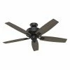New ✨ With Remote Hunter Bennett 52 In. Indoor Ceiling Fan With 3 Light Kit 🎁