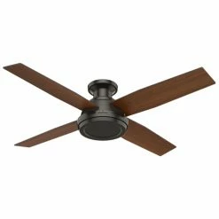 Deals 🛒 With Remote Hunter Dempsey 52 In. Low Profile Ceiling Fan ❤️
