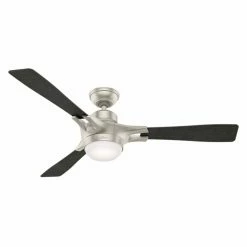 Hot Sale 🛒 With Remote Hunter WiFi Enabled Signal 54 In. Indoor Ceiling Fan 🌟