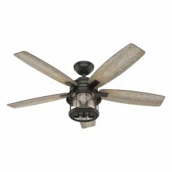 Budget ⭐ With Remote Hunter Coral Bay 52 In. Ceiling Fan With Light And Remote Control 💯