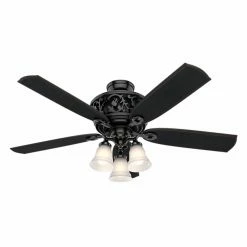 Best deal ⌛ With Remote Hunter Promenade 54 In. Indoor Ceiling Fan With Light And Remote Control ❤️
