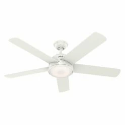 Best reviews of ⭐ With Remote Hunter Romulus 54 In. Wifi Reversible Blade Downrod Mount Indoor Ceiling Fan With LED Light Kit And Remote 🎉