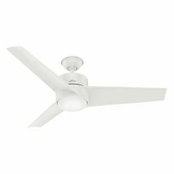 Deals 🤩 With Lights Hunter Havoc 54 In. Outdoor Ceiling Fan With LED Light Kit And Wall Control 🎁