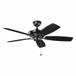 Best Pirce 🔔 Without Lights Kichler Canfield Patio 310192 52 In. Outdoor Ceiling Fan 🧨