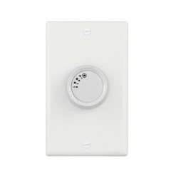 Coupon ⭐ Fan Remotes & Wall Controls Kichler 370032MUL 4-Speed Rotary Wall Switch 🎉