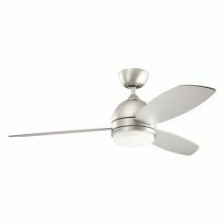 Outlet π Light Kit Included Kichler Vassar 52 In. LED Indoor Ceiling Fan π