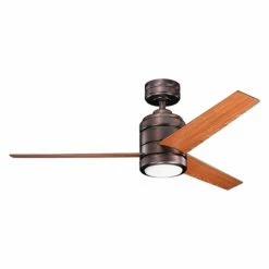 Outlet ❤️ With Remote Kichler Arkwright 48 In. Indoor Ceiling Fan 🧨