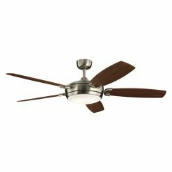 Outlet 😉 Wall Control Kichler Trevor II 60 In. Indoor Ceiling Fan 🎉