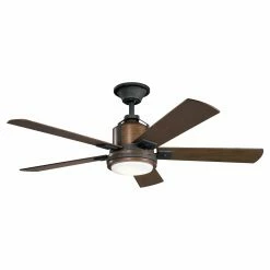 Cheap 👏 Wall Control Kichler Colerne 52 In. Indoor Ceiling Fan 👍