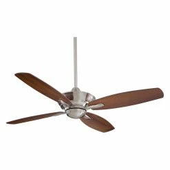 Cheapest ⌛ With Remote Minka Aire F513-BN New Era 52 In. Indoor Ceiling Fan - Brushed Nickel - ENERGY STAR ✨