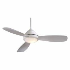 Best reviews of 🎁 With Remote Minka Aire F517-WH Concept I 52 In. Indoor Ceiling Fan - White 👍