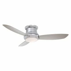 New ✨ With Remote Minka Aire F518-PN Concept II 44 In. Indoor Ceiling Fan - Polished Nickel 🎁