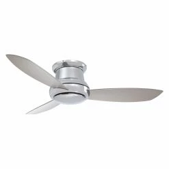 Best deal ✔️ With Remote Minka Aire F519-PN Concept II 52 In. Indoor Ceiling Fan - Polished Nickel 👏
