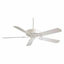 Best Pirce 🌟 With Remote Minka Aire F588-SP-WH Ultra-Max 54 In. Indoor Ceiling Fan - White - ENERGY STAR 🤩