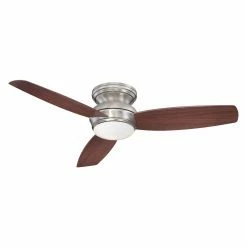New 🎉 Wall Control Minka Aire F594-PW Traditional Concept 52 In. Indoor Ceiling Fan - Pewter 🥰