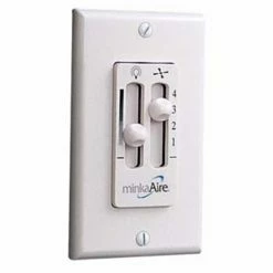 Promo 😍 Fan Remotes & Wall Controls Minka Aire WC116 4 Speed Wall Mount Ceiling Fan Control 🧨