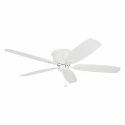 Outlet 🔥 Wall Control Honeywell Glen Alden 52 In. Indoor Ceiling Fan - White With White Blades 🤩