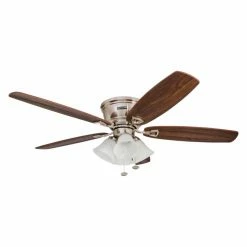 Cheapest ❤️ Light Kit Included Honeywell Glen Alden 52 In. Indoor Ceiling Fan With Light 🔥