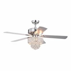 Wholesale ✔️ With Remote Warehouse Of Tiffany Bryanya 52 In. Indoor Ceiling Fan With Light 😉