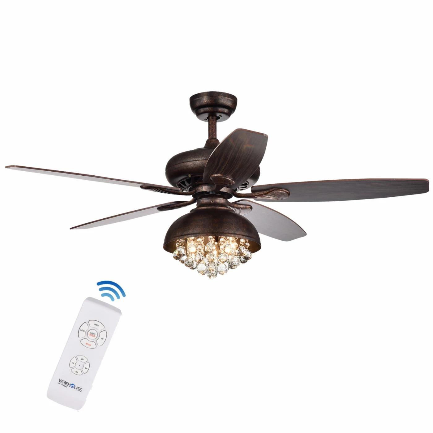 New π― With Remote Warehouse Of Tiffany Fredix 52-Inch Indoor Ceiling Fan With Light π 1 New π― With Remote Warehouse Of Tiffany Fredix 52-Inch Indoor Ceiling Fan With Light π