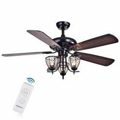 Best reviews of 🔥 Light Kit Included Warehouse Of Tiffany Mirabelle 52 In. Indoor Ceiling Fan With Light 😍