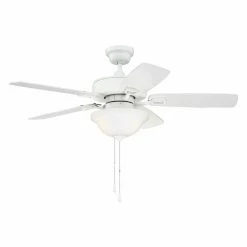 New ⭐ Light Kit Included Craftmade Twist N Click 42 In. Indoor Ceiling Fan With Light Kit 💯 -Kichler Shop scaleCRA2668