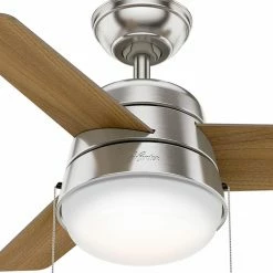 Cheap ❤️ Light Kit Included Hunter Aker 36 In. Indoor Ceiling Fan With Light 🔔 -Kichler Shop scaleHNT337