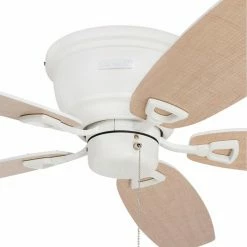 Outlet 🔥 Wall Control Honeywell Glen Alden 52 In. Indoor Ceiling Fan - White With White Blades 🤩 -Kichler Shop scalePALC042