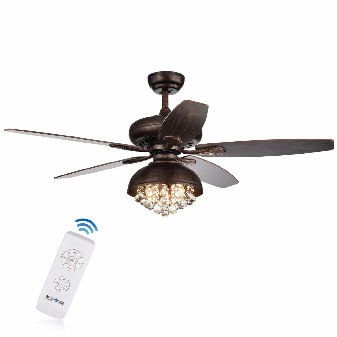 New π― With Remote Warehouse Of Tiffany Fredix 52-Inch Indoor Ceiling Fan With Light π 5 New π― With Remote Warehouse Of Tiffany Fredix 52-Inch Indoor Ceiling Fan With Light π - Image 5